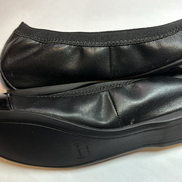 Coach Chelsey Ballet Flats Black Semi Mat in Size 6.5 - Picture 8 of 11